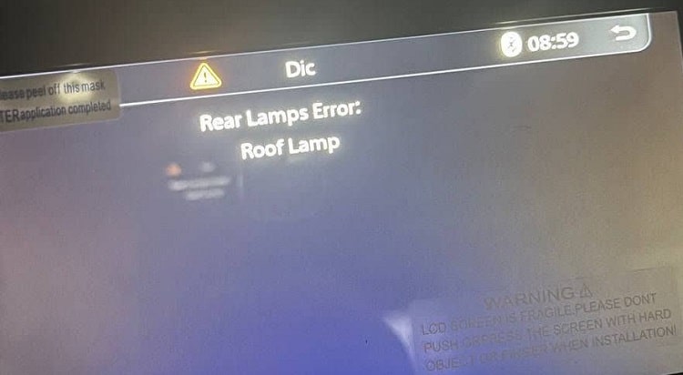 خطای Lamps Fault دنا پلاس